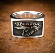Handmade 925 sterling silver men’s signet ring with custom laser engraving