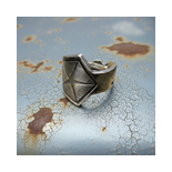 Upcycling-Ring aus originalem US-Autoschlüssel, Geschenkidee für Muscle-Car Enthusiasten