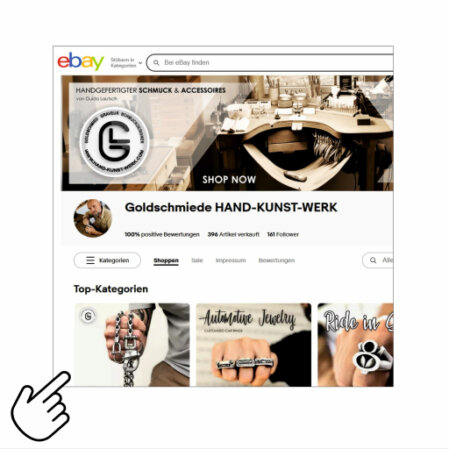eBay Shop für handgefertigten Schmuck und Unikate