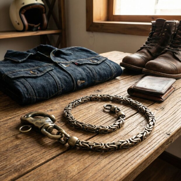 Wallet Chain, Hosenkette und Geldbeutelkette im Biker Lifestyle